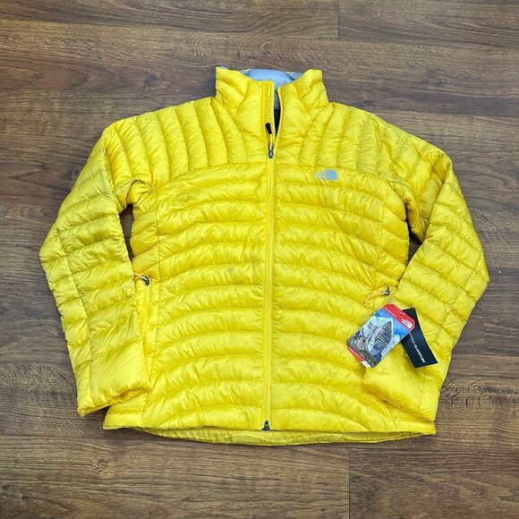 NWT The North Face Tonnerro Down Jacket - Women's Size L in Dandelion yellow - Picture 1 of 7